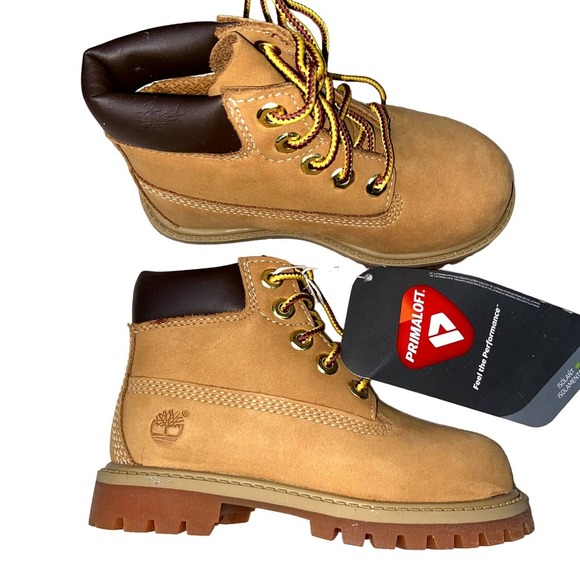 Toddler NEW Timberland Boots Waterproof Wheat Nubuck 8